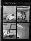 Men investigate the shooting of a man (4 Negatives) (October 25, 1954) [Sleeve 60, Folder b, Box 5]